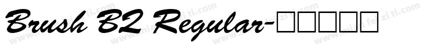 Brush BQ Regular字体转换